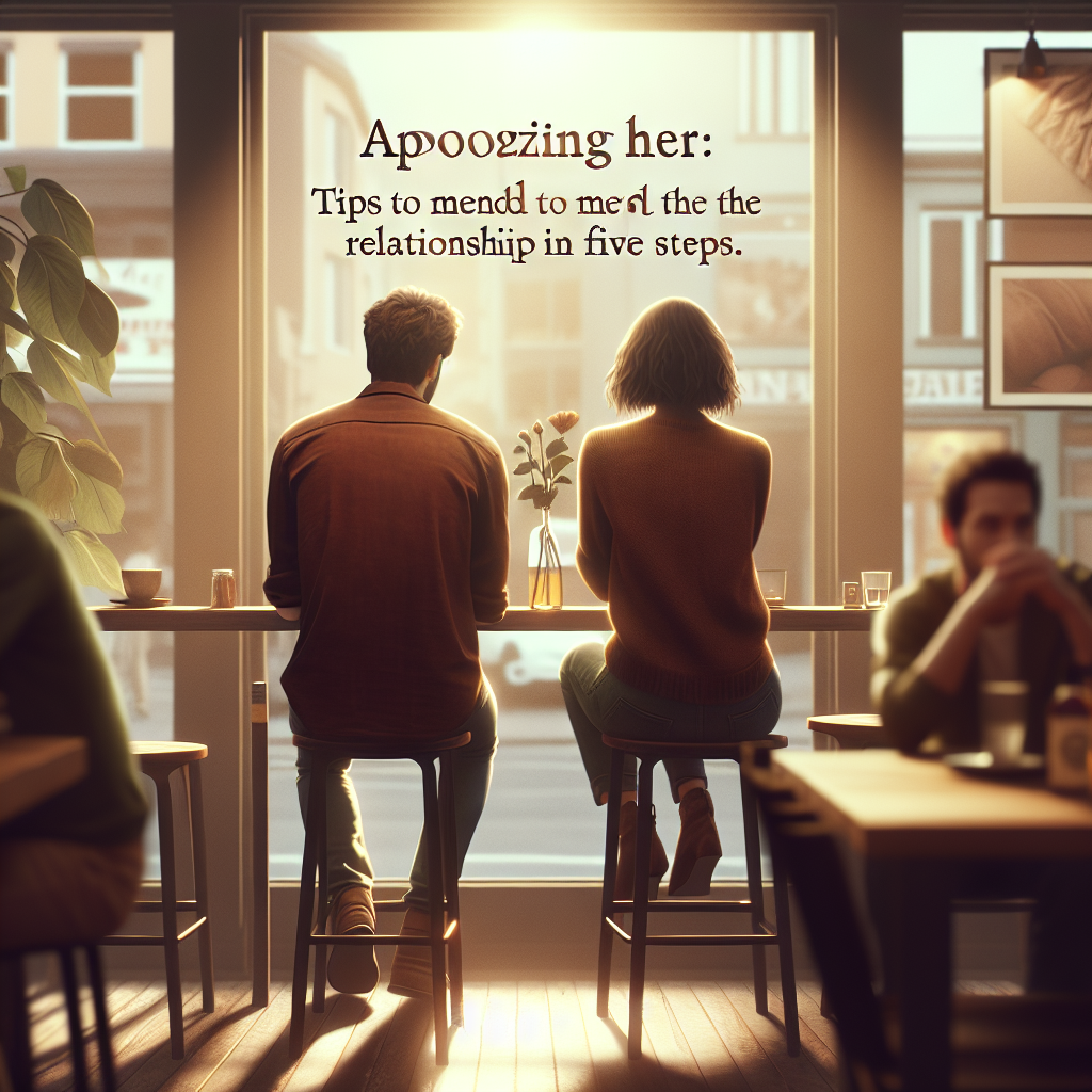 彼女を怒らせた時の謝罪：5段階で関係を修復するヒント